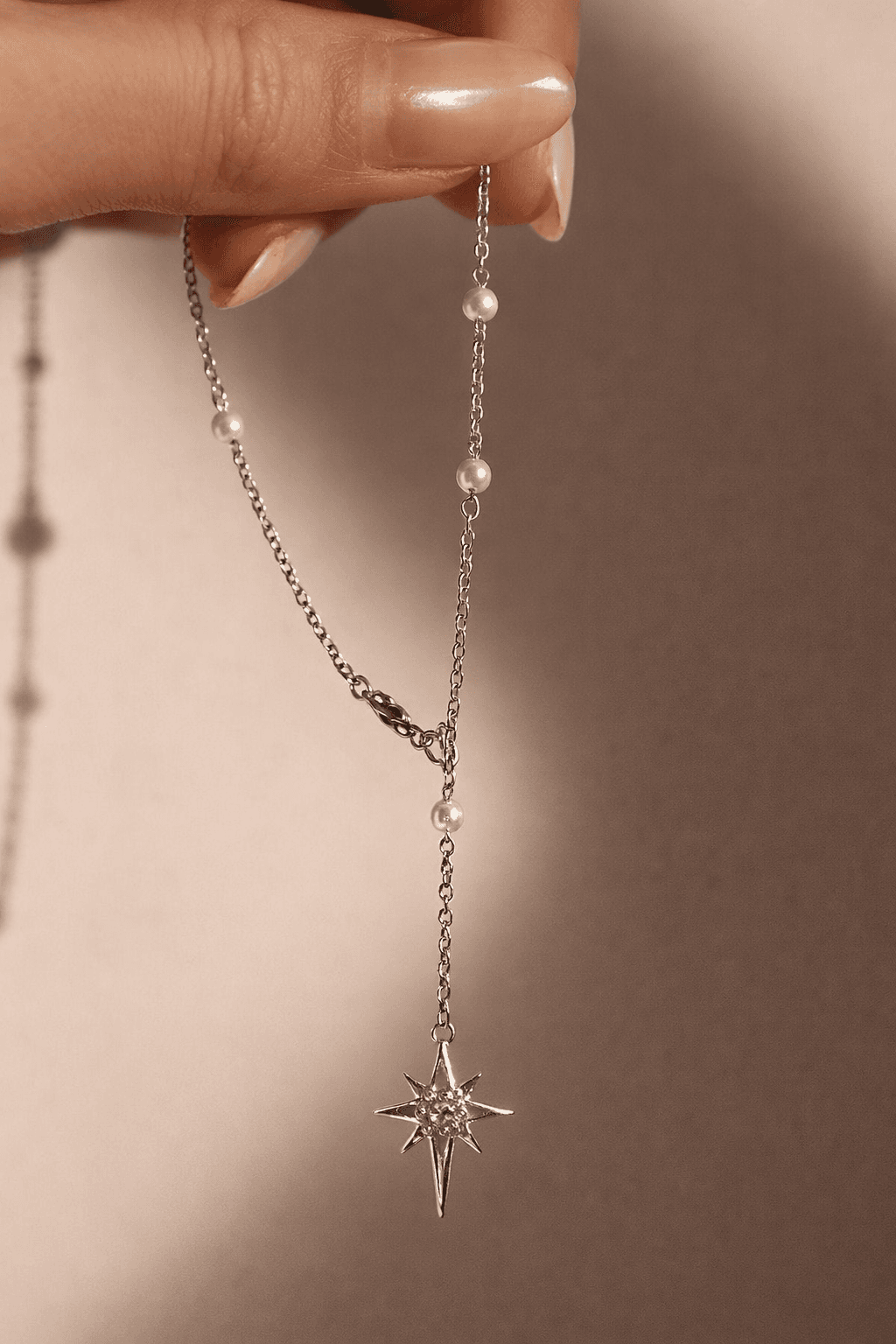 Star Lariat Drop Necklace