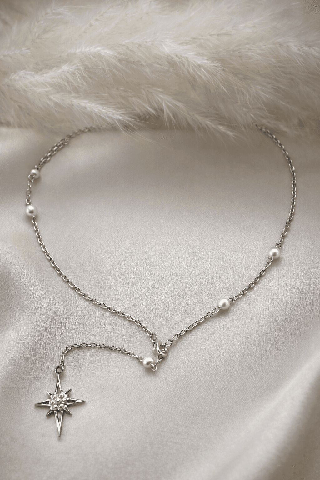 Star Lariat Drop Necklace