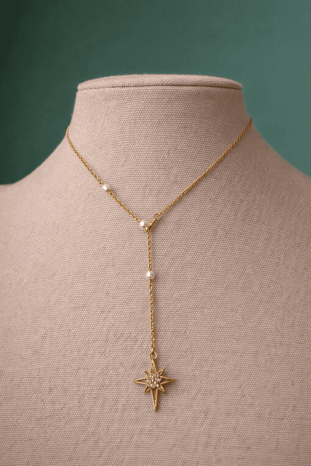 Star Lariat Drop Necklace