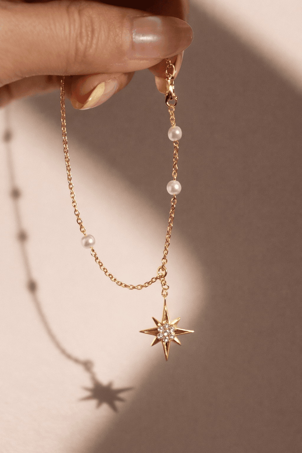 Star Lariat Drop Necklace