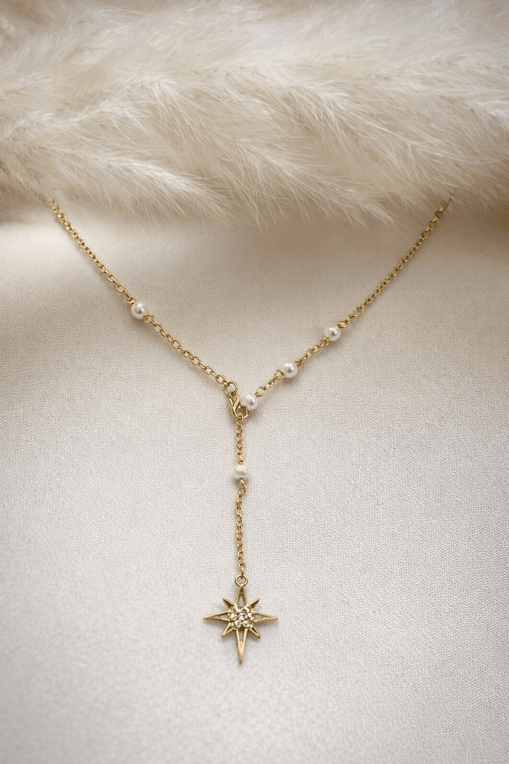 Star Lariat Drop Necklace
