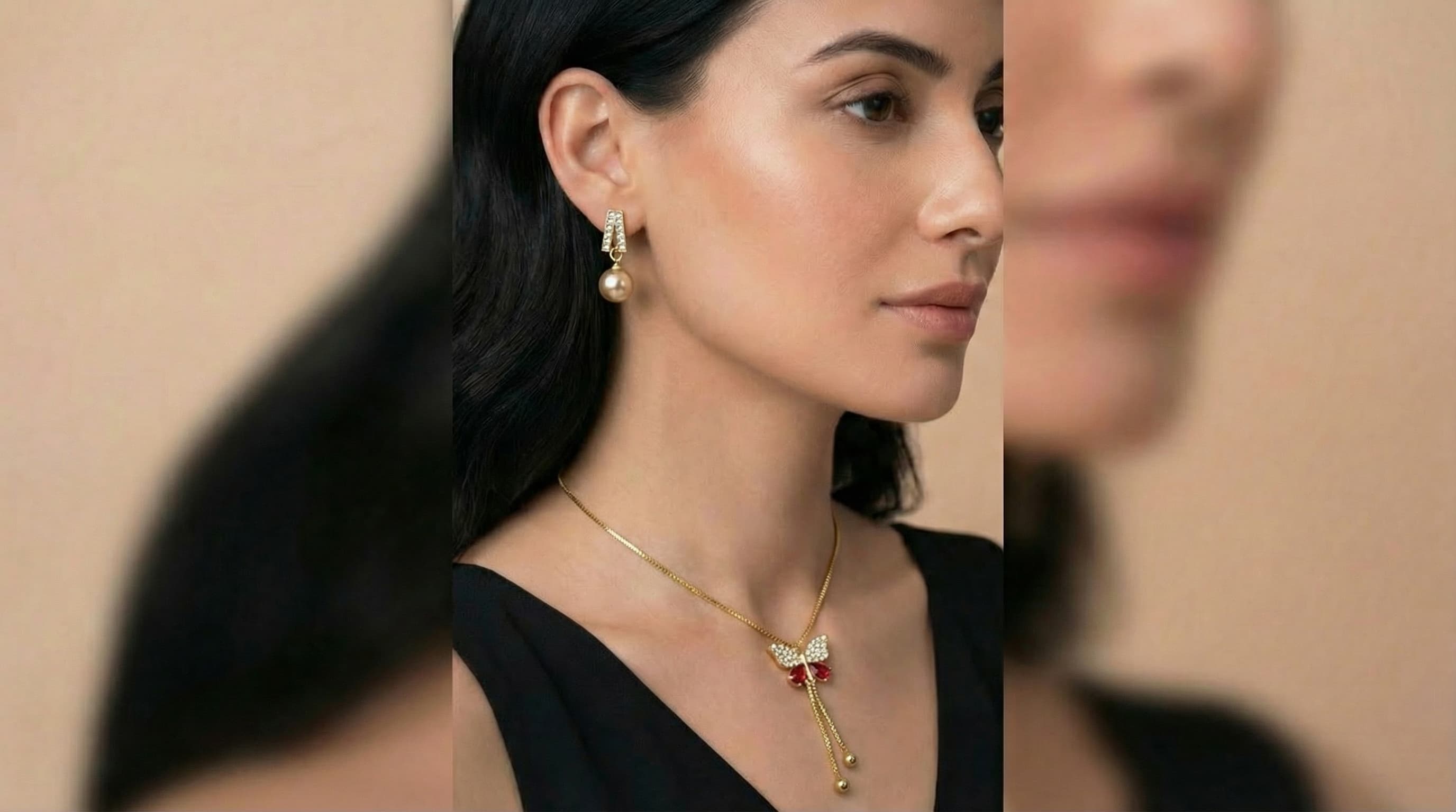 Alloy Gold Jewel Set