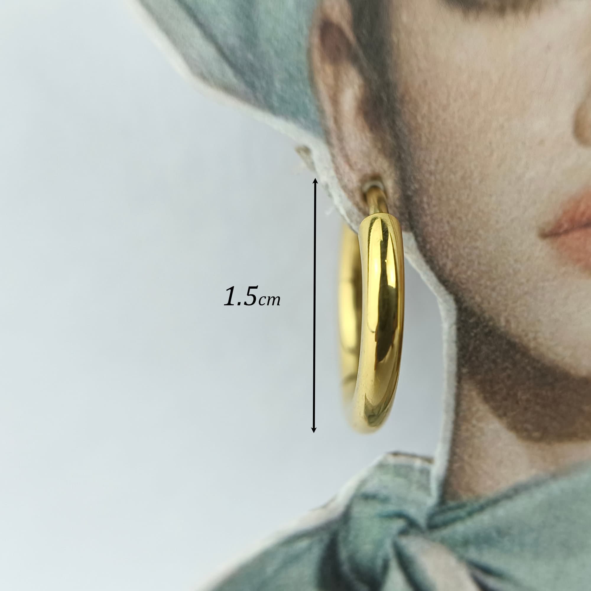 Trendy Mismatch Earrings – Anti-Tarnish Hoop & Heart Dangle Earrings for Women 