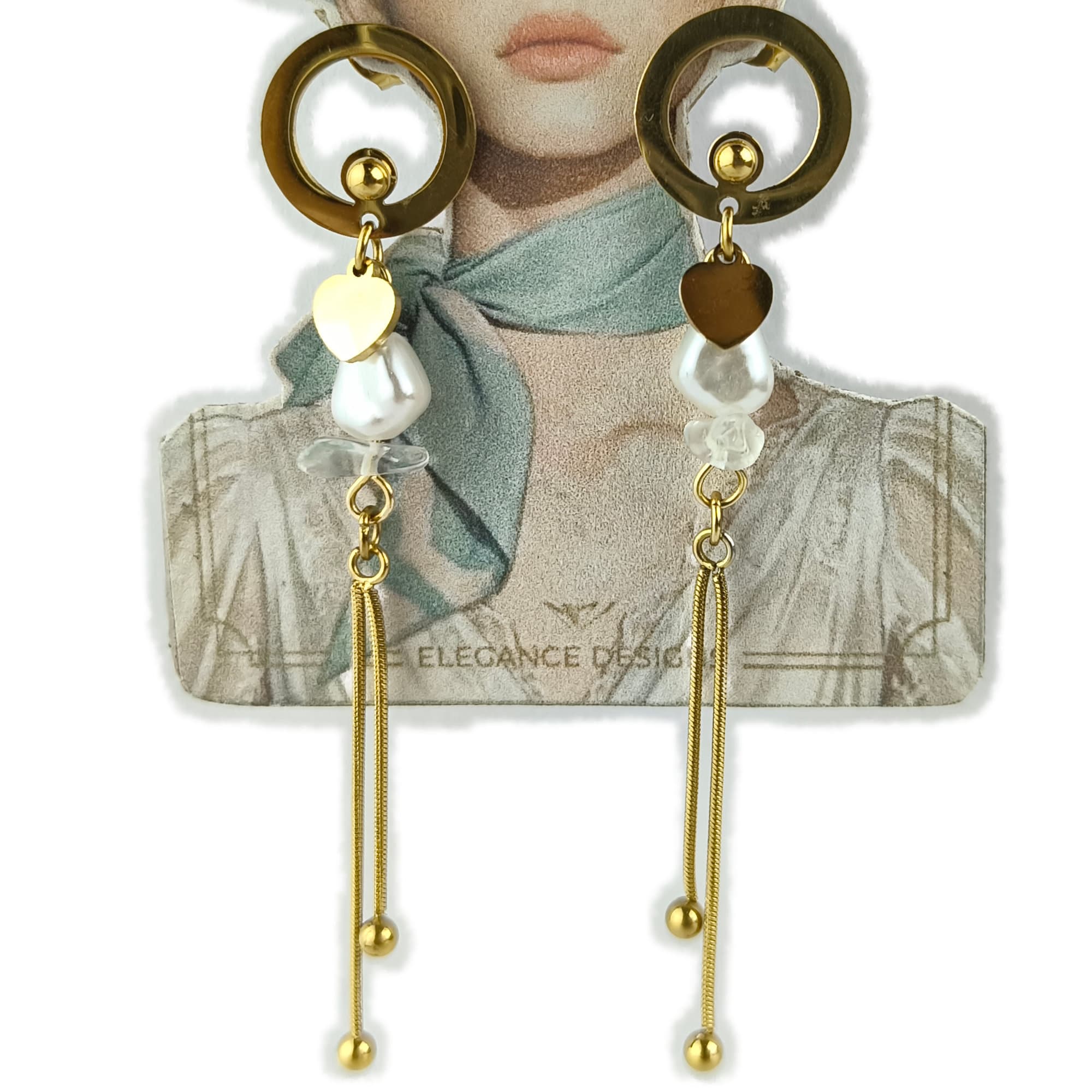 Gold Plated Water proof Hoop Earrings