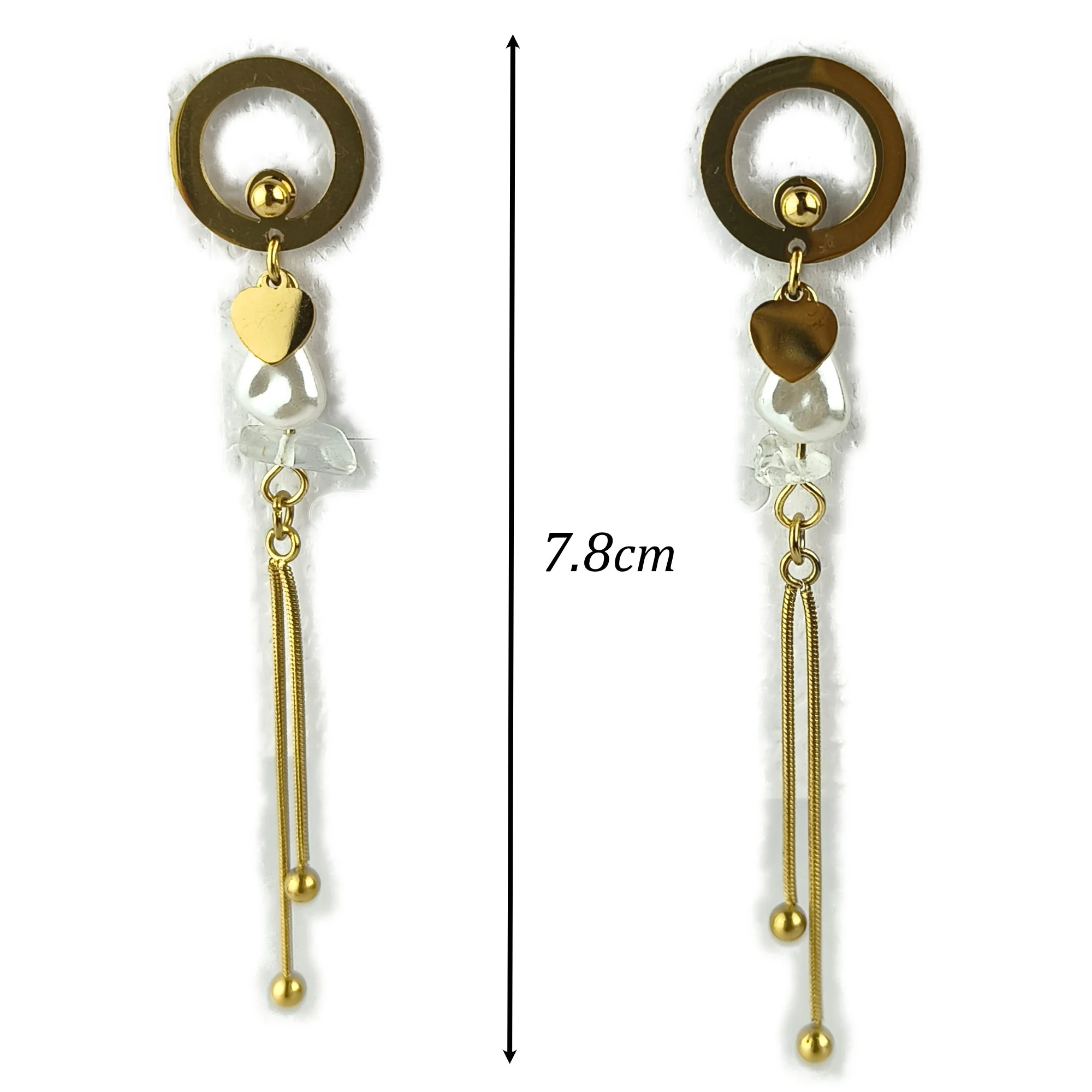 Gold Plated Water proof Hoop Earrings second