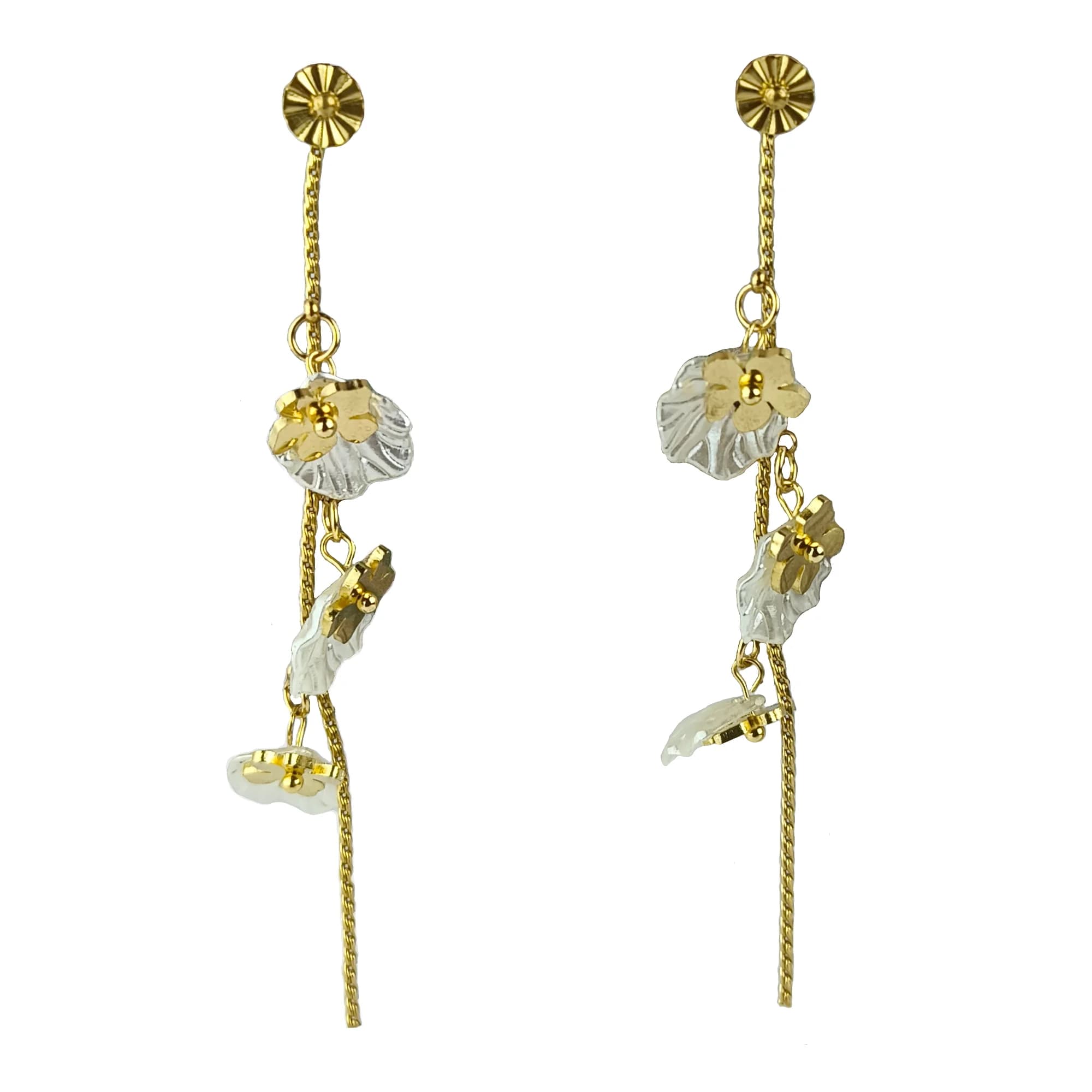 Gold Plated Waterproof Long Earring